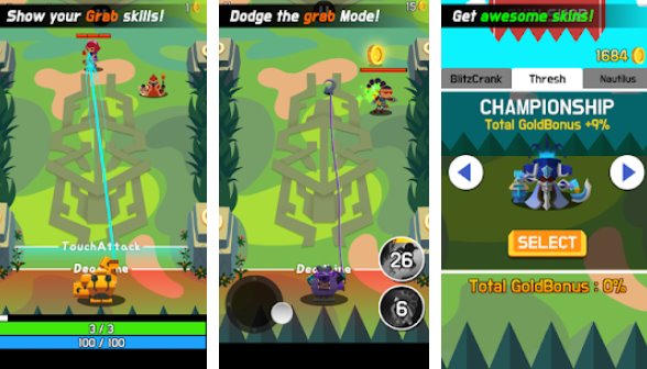 Gameplay screenshot from master of grab for Android