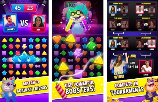 Gameplay screenshot from match masters for Android