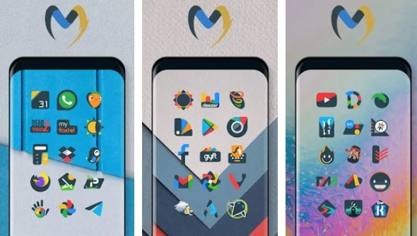 material ui dark icon pack APK Android