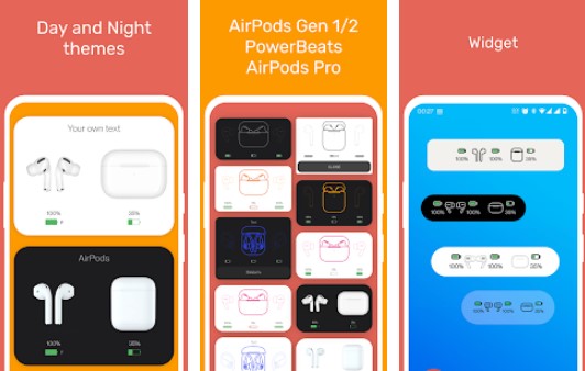 materialpods airpods battery APK Android