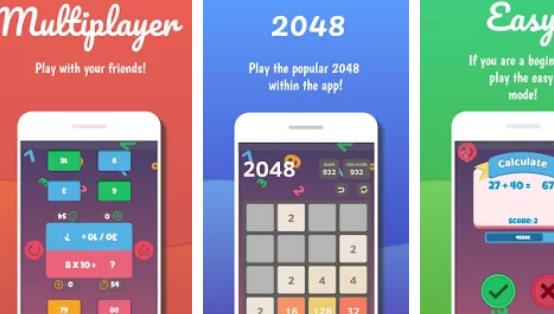 Gameplay screenshot from math lounge brain quizzes and math workout for Android