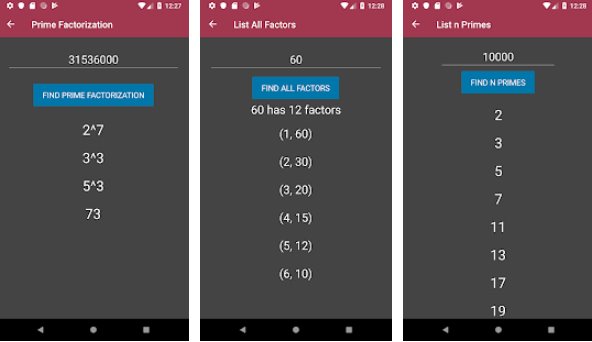 Gameplay screenshot from math tools pro for Android