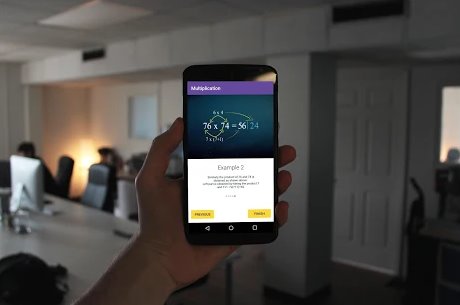 Gameplay screenshot from math tricks workout math master brain training for Android