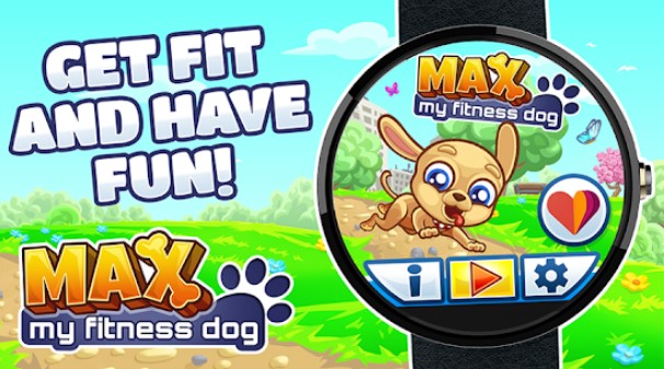 Gameplay screenshot from max my fitness dog for Android