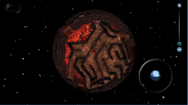 Gameplay screenshot from maze planet 3d 2017 for Android