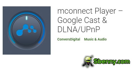 mconnect 플레이어 구글 캐스트 및 dlna upnp
