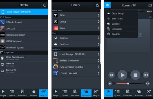 Gameplay screenshot from mconnect player google cast and dlna upnp for Android