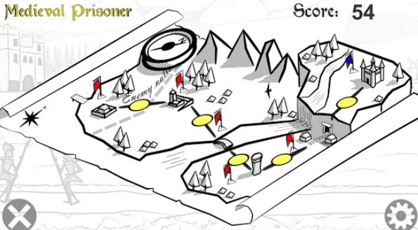 Gameplay screenshot from medieval prisoner for Android