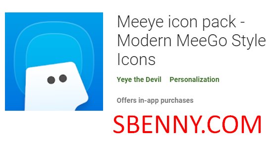 paquete de iconos meeye iconos de estilo meego moderno