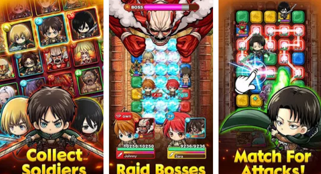 Gameplay screenshot from mega monster legends attack on titan for Android