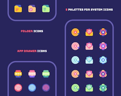 Gameplay screenshot from mello icon pack for Android