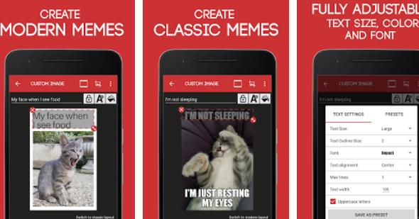 Gameplay screenshot from meme generator for Android