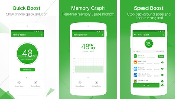 Gameplay screenshot from memory booster max cleaner and powerful booster for Android