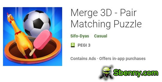 merge 3d pair matching puzzle