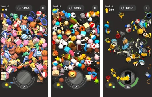 Gameplay screenshot from merge 3d pair matching puzzle for Android