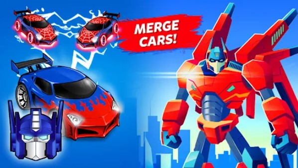 Gameplay screenshot from merge battle car idle clicker for Android