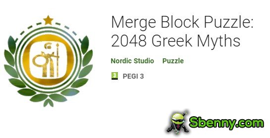 puzzle de blocs de fusion 2048 mythes grecs