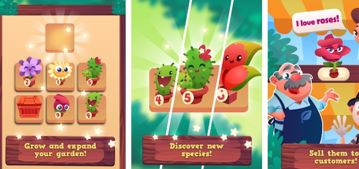 merge garden dle evolution clicker tycoon game MOD APK Android