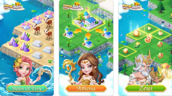 Gameplay screenshot from merge myths dragons world for Android