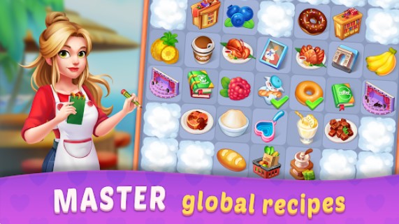 Gameplay screenshot from merge resto match and decor for Android