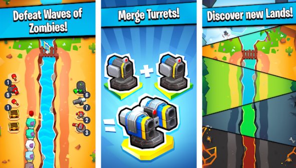 Gameplay screenshot from merge td idle tower defense for Android