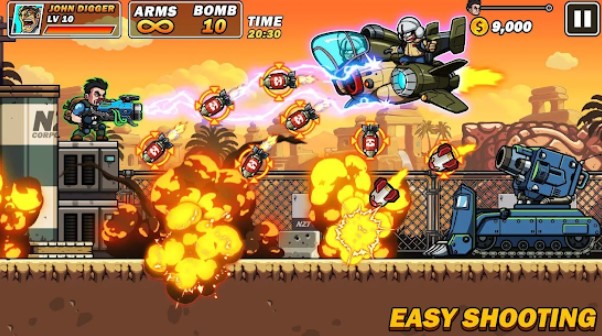 Gameplay screenshot from metal black ops new action games 2021 offline for Android