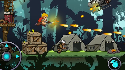 Gameplay screenshot from metal shooter super soldiers for Android