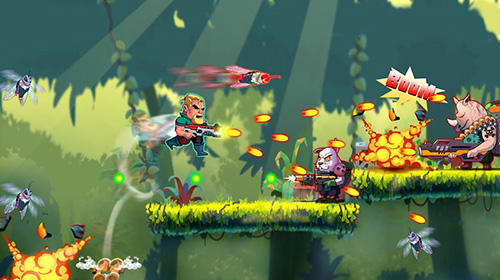 Gameplay screenshot from metal strike war gun solider shooting games for Android