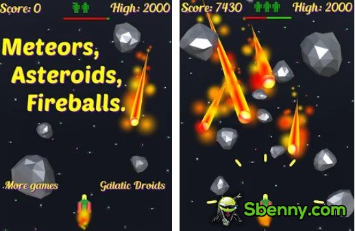 météores astéroïdes et boules de feu pro