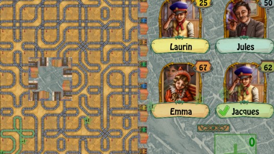 Gameplay screenshot from metro the board game for Android