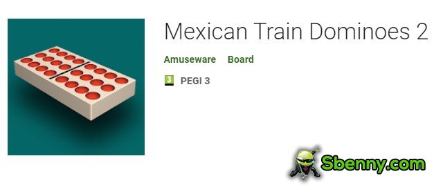 mexicaanse trein dominostenen