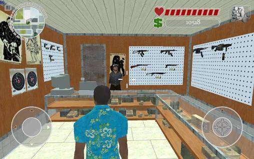 Gameplay screenshot from miami crime vice  town for Android