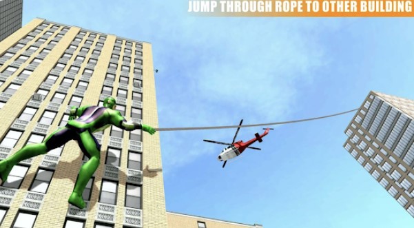Miami rope hero spider gry MOD APK Android