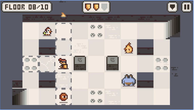 Gameplay screenshot from microgue gold for Android