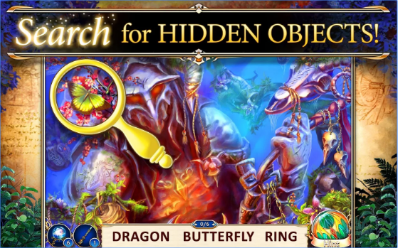 Gameplay screenshot from midnight castle hidden object for Android