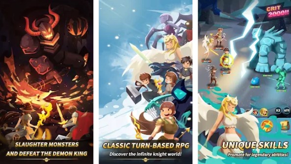 Gameplay screenshot from mighty knights kingdom for Android
