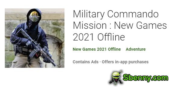 military commando mission new games 2021 offline