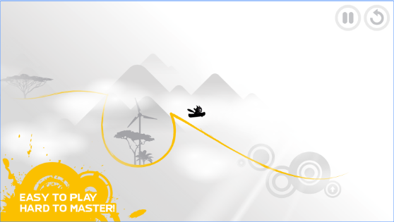 Gameplay screenshot from milo thecat surf challenge for Android