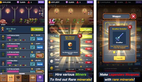 Gameplay screenshot from mine world vip for Android