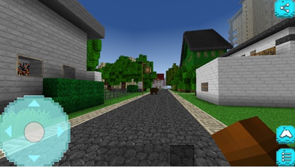 Gameplay screenshot from mini block craft survival for Android