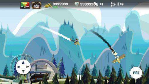 Gameplay screenshot from mini dogfight for Android