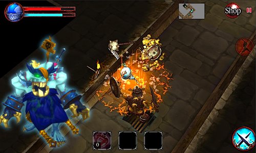 Gameplay screenshot from Mini Dungeon for Android