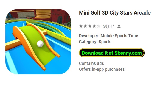 Mini-golfe 3d city stars arcade multiplayer