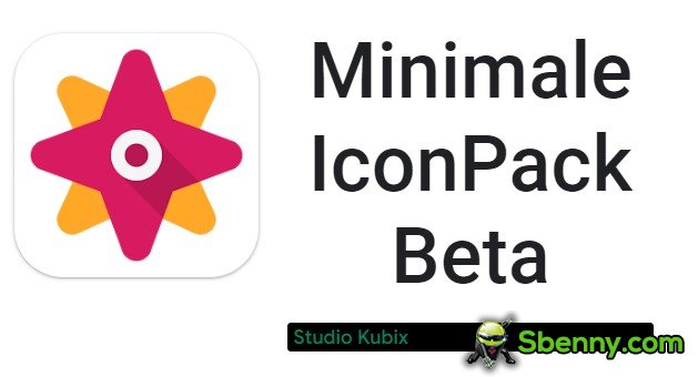 pacchetto di icone minimale beta
