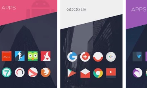 Pakkett ta 'ikoni minimalisti MOD APK Android