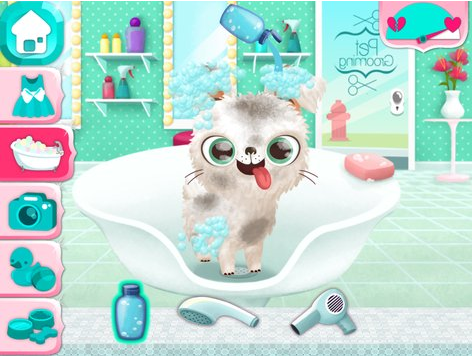 Gameplay screenshot from miss hollywood fashion pets for Android