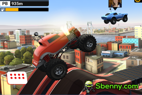Gameplay screenshot from mmx hill dash for Android