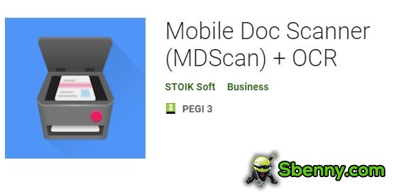 mobiler doc scanner mdscan plus ocr