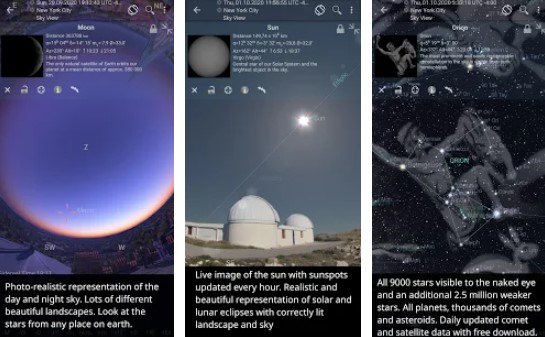 mobile observatory 3 pro astronomy MOD APK Android