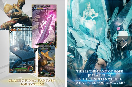 Gameplay screenshot from mobius final fantasy for Android